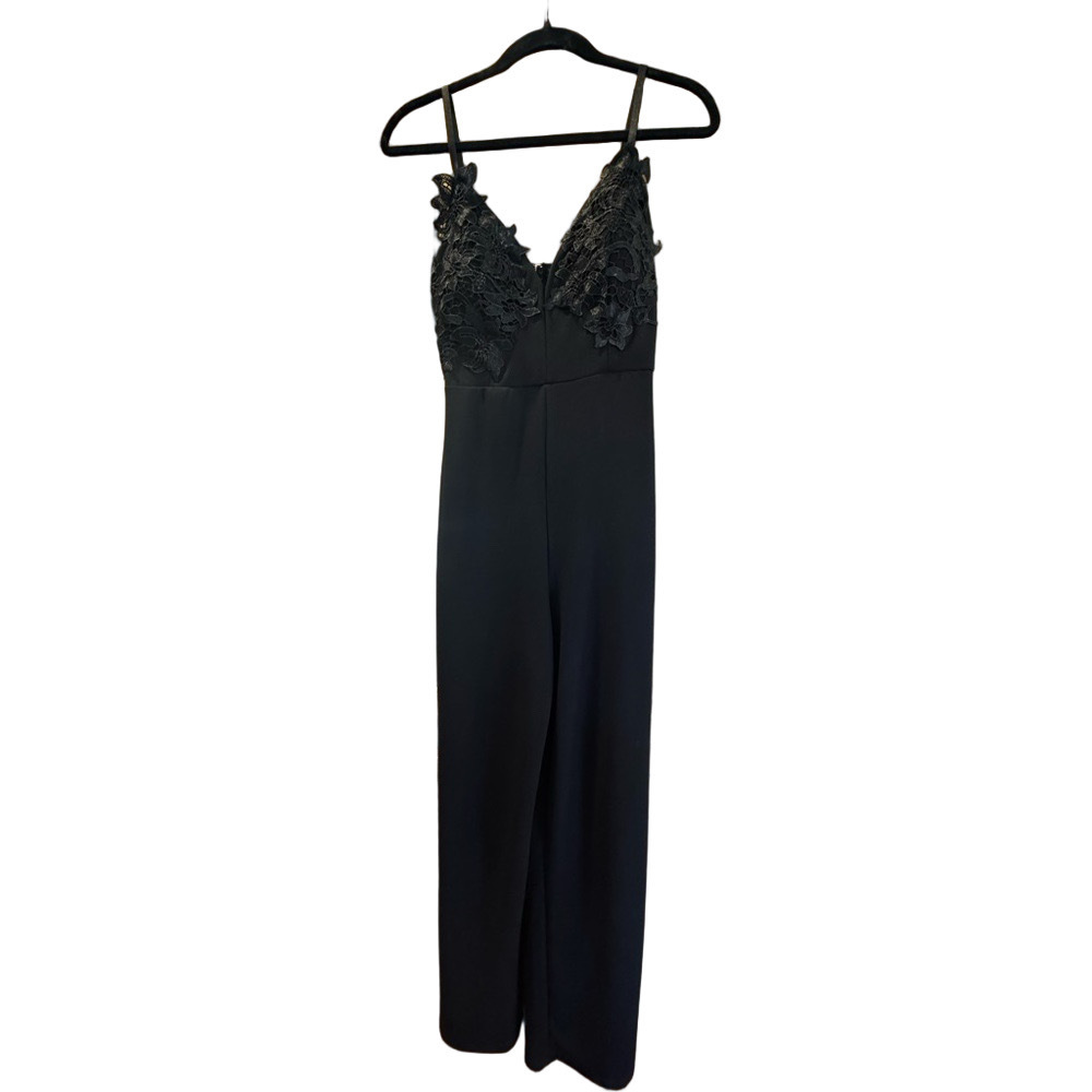 Haute Monde black lace jumper